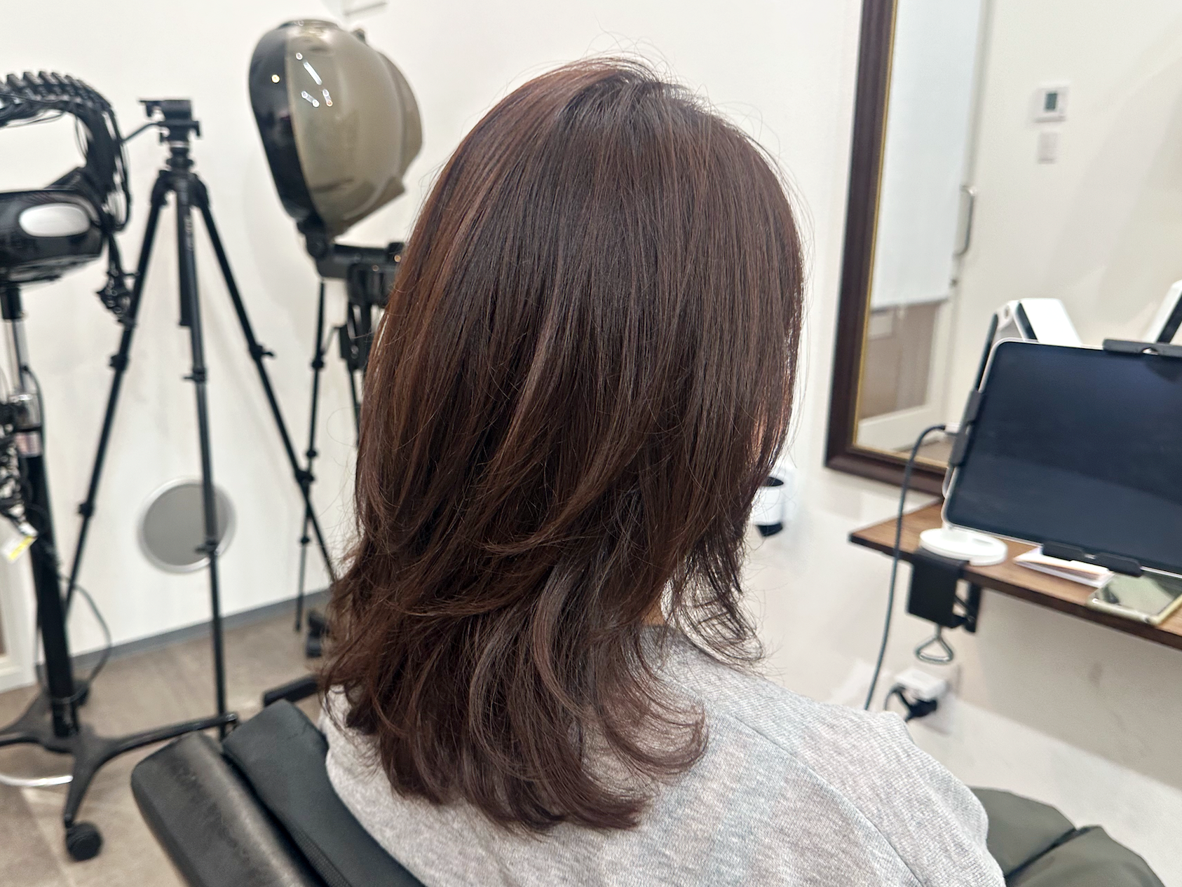 実際のサロン仕上がり例