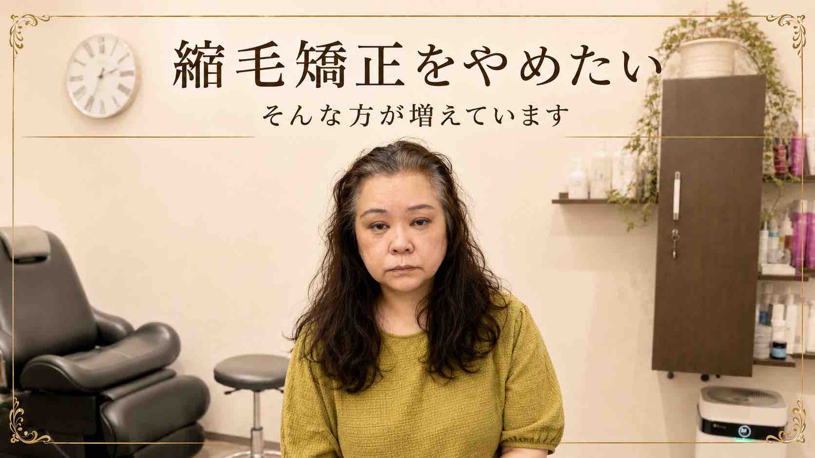 縮毛矯正をやめたい、そんな方が増えています｜Riourse